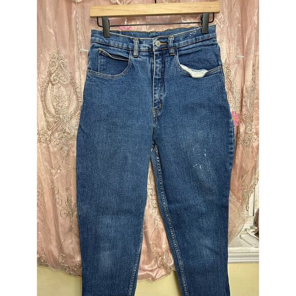 Vintage Jordache High Rise Slim Fit Denim Jeans Size 10 16-1835-P5 H133 - Picture 4 of 13